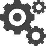 Cogs SVG Icon